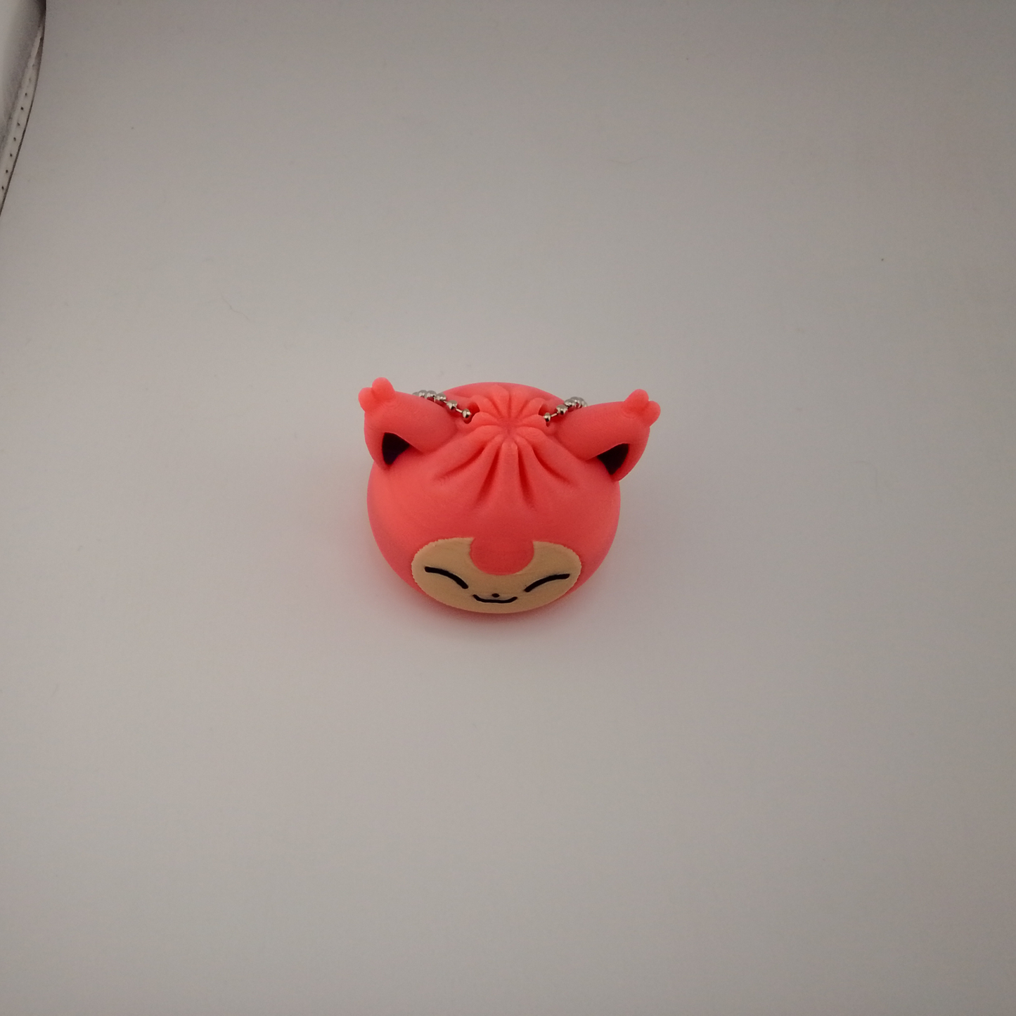 Skitty-inspired Bao Bun/Sticky Bun Keychain