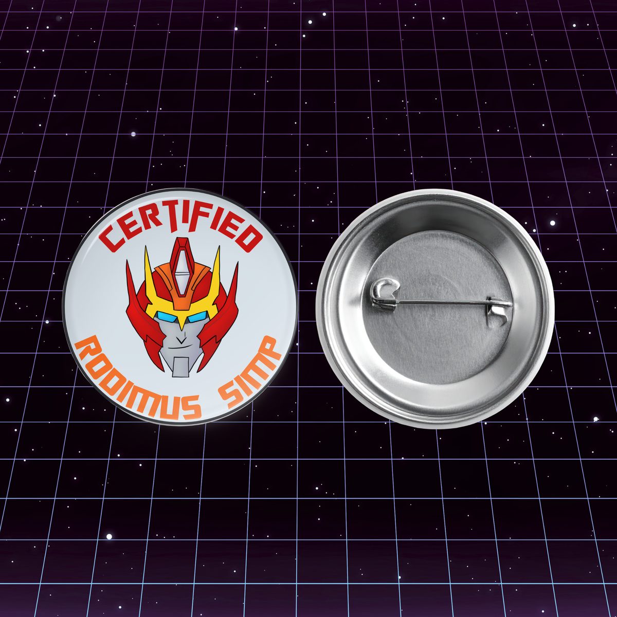 *PREORDER* Transformers Certified Simp Button Pin (Closes 9/14)