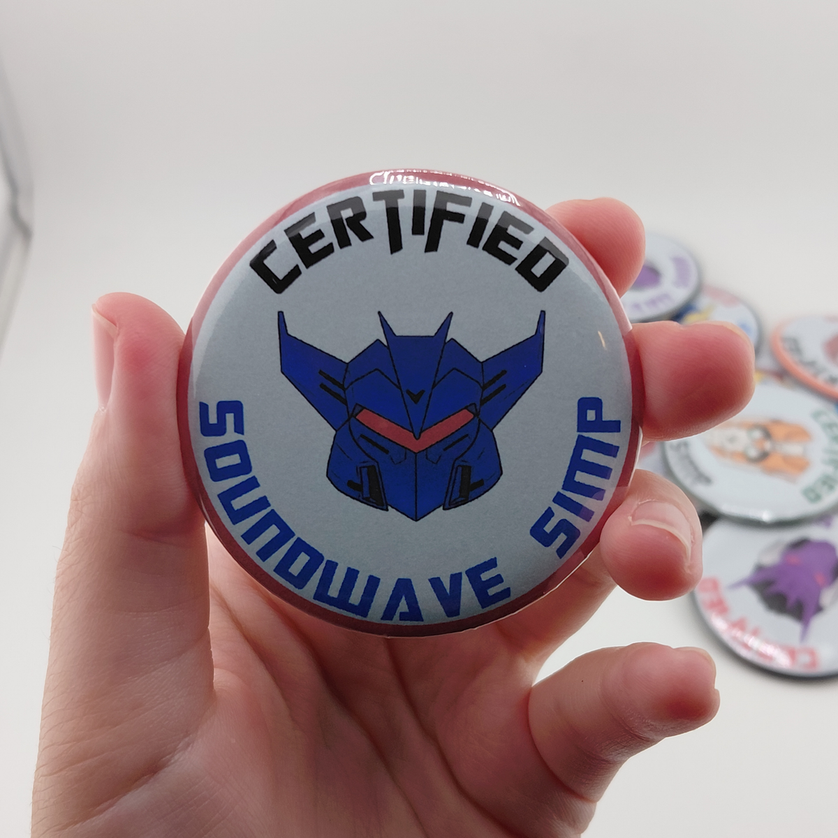 Transformers Certified Simp Button Pin | G1 | IDW | MTMTE | Transformers Prime