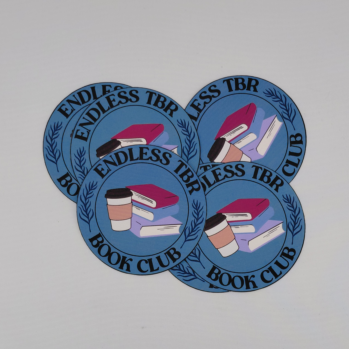 Endless TBR Book Club Vinyl Sticker