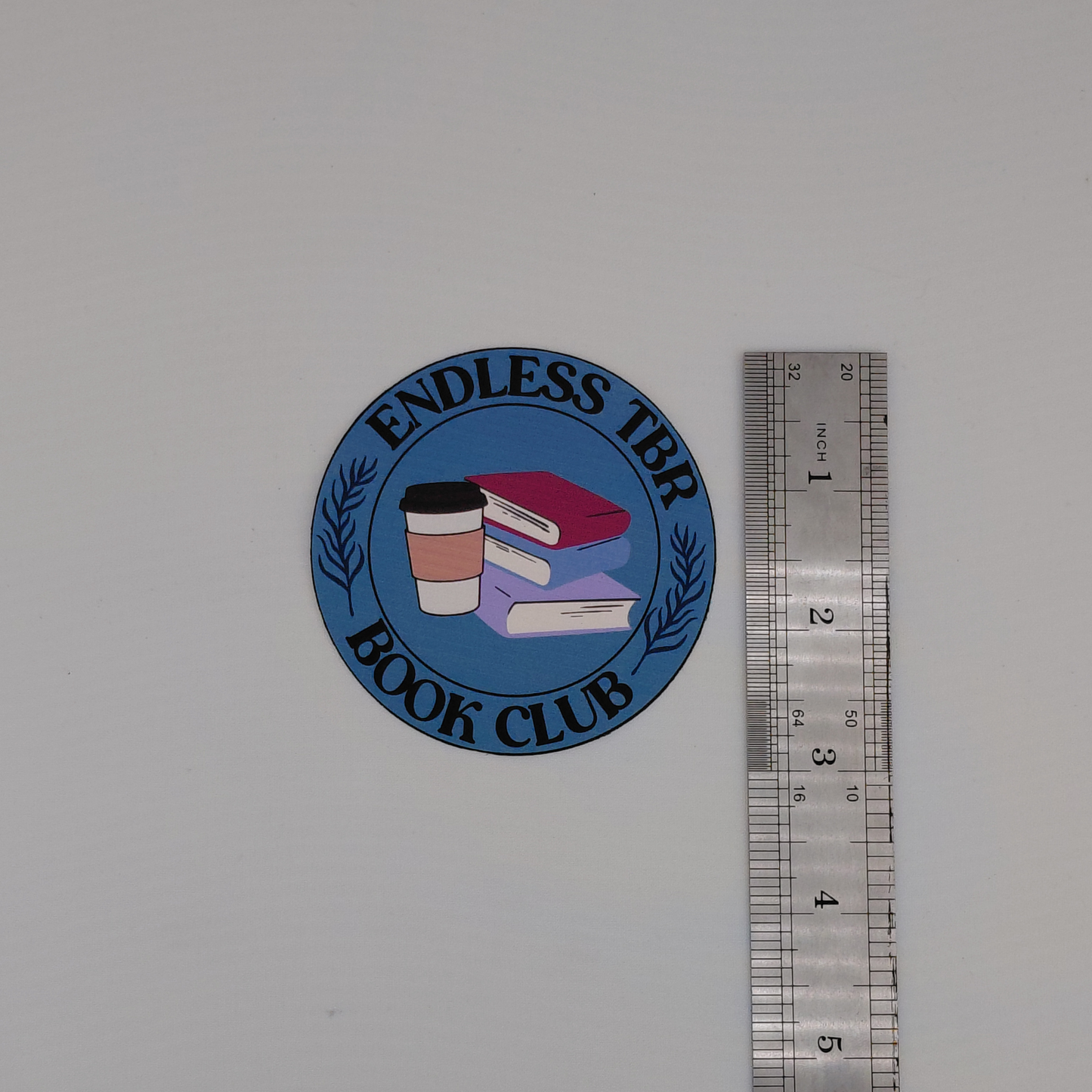 Endless TBR Book Club Vinyl Sticker