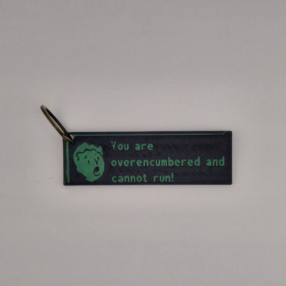 Fallout Overencumbered Keychain