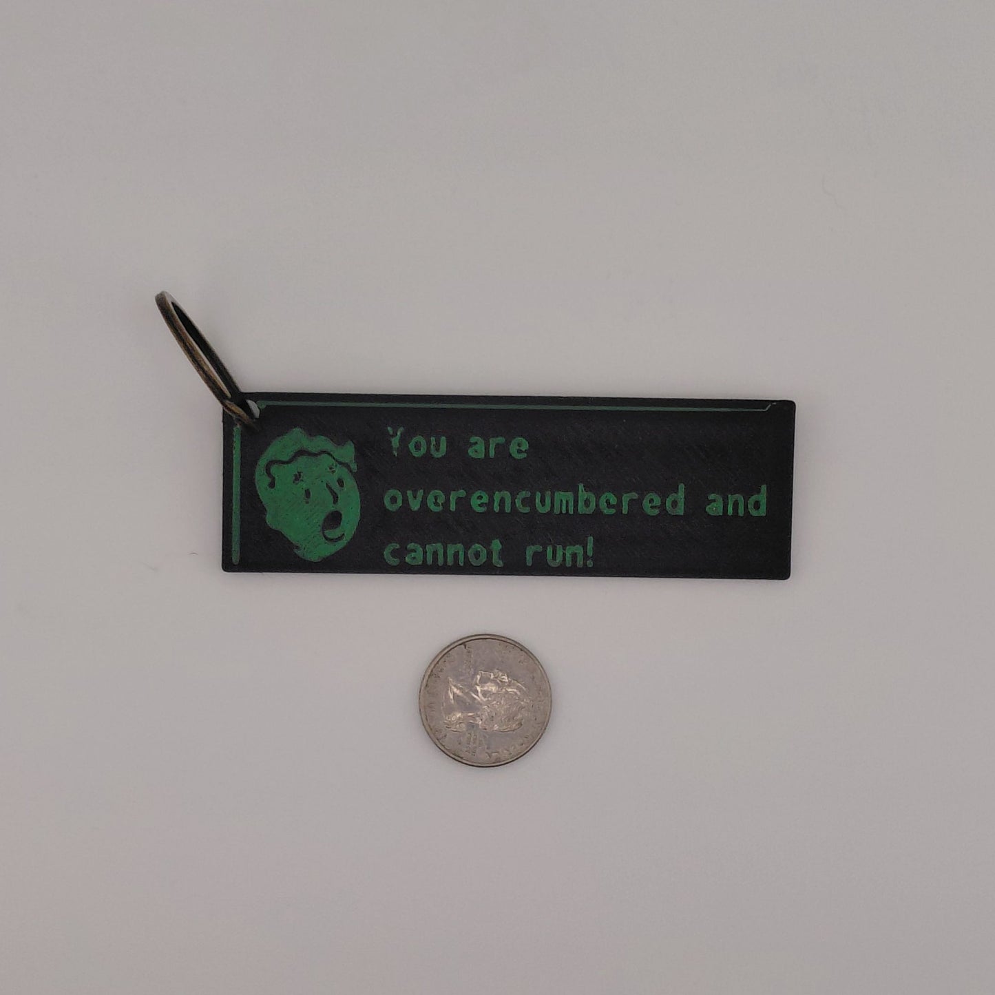 Fallout Overencumbered Keychain