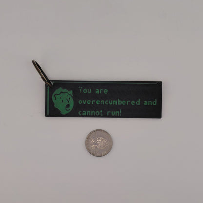 Fallout Overencumbered Keychain