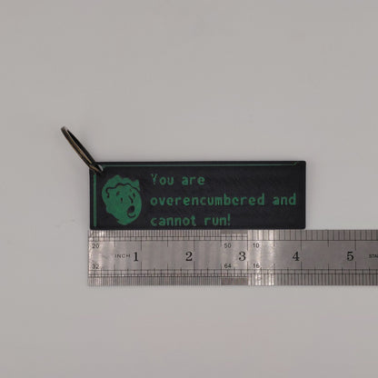Fallout Overencumbered Keychain