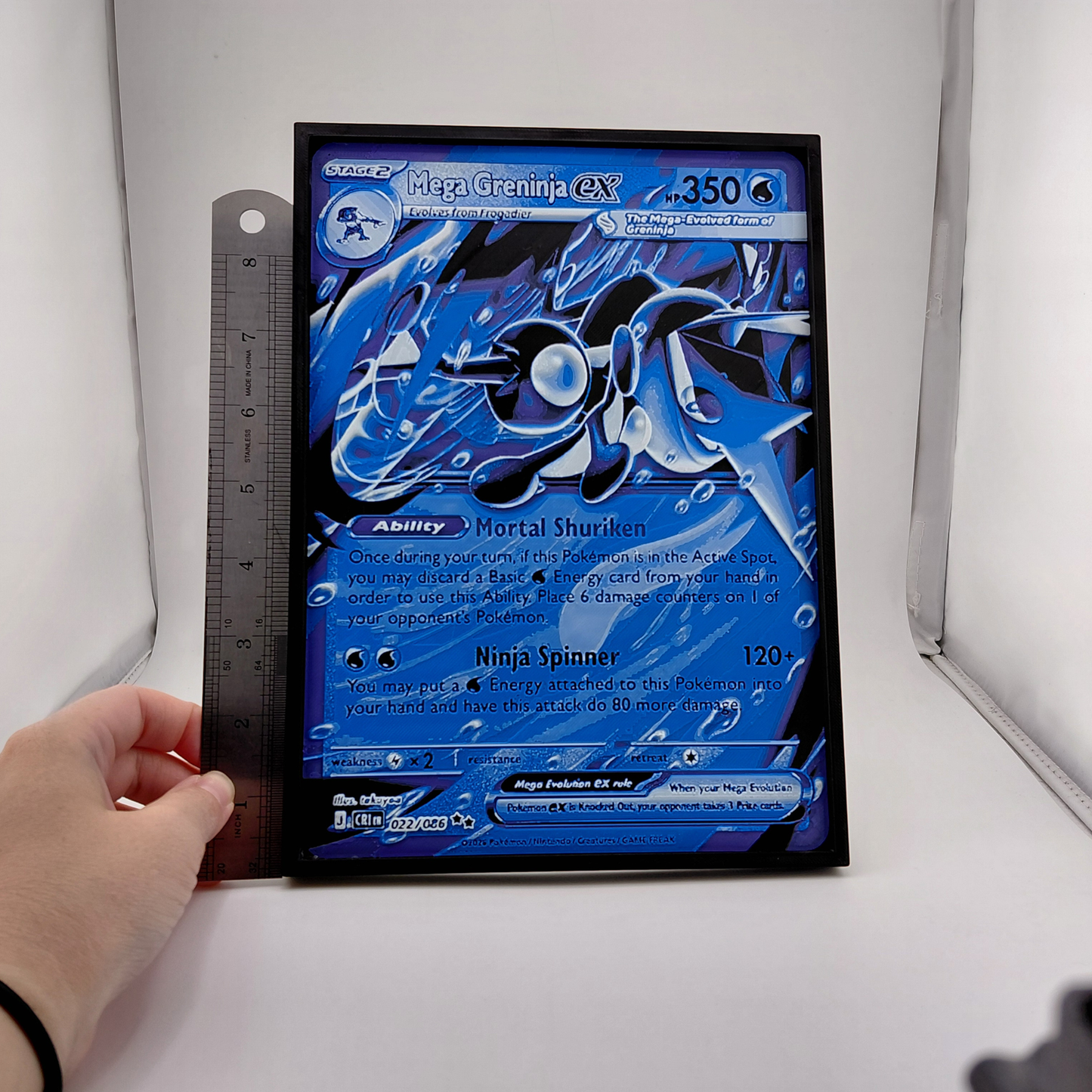Greninja Pokemon Card Wall Decor