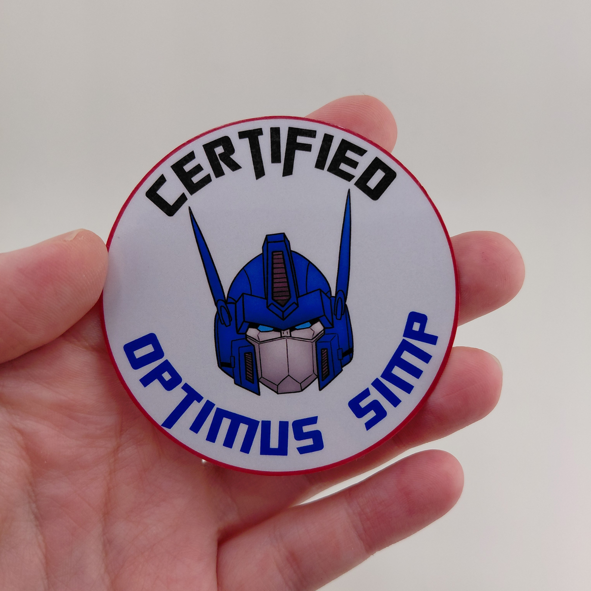 Transformers Certified Simp Sticker | G1 | IDW | MTMTE | Transformers Prime