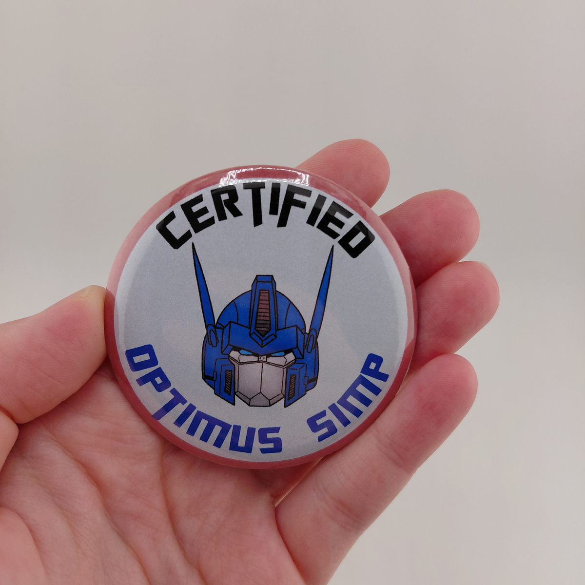Transformers Certified Simp Button Pin | G1 | IDW | MTMTE | Transformers Prime
