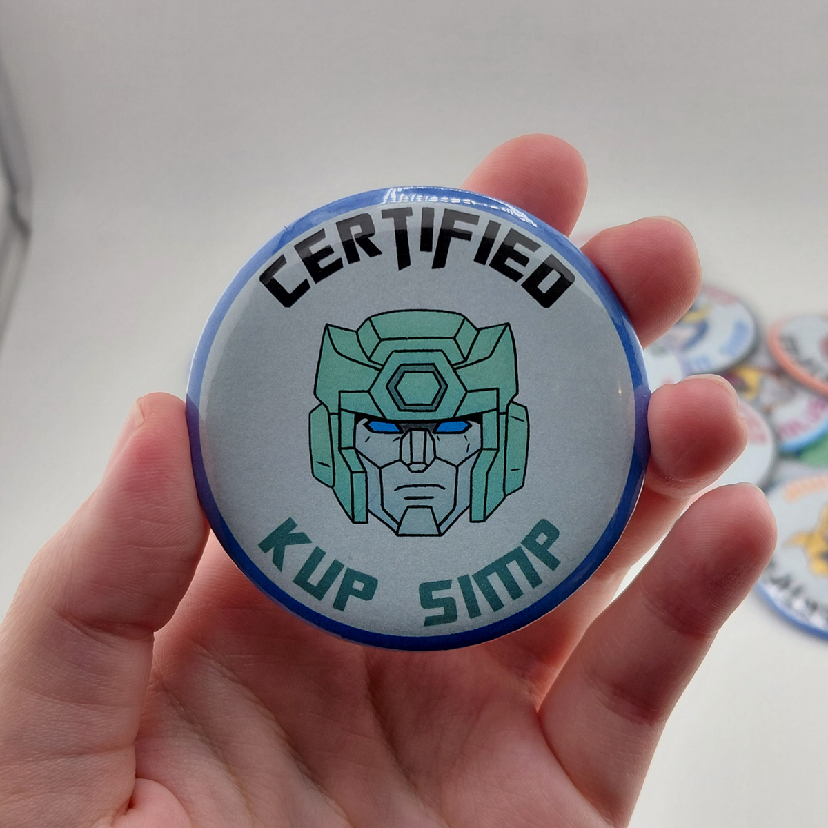 Transformers Certified Simp Button Pin | G1 | IDW | MTMTE | Transformers Prime