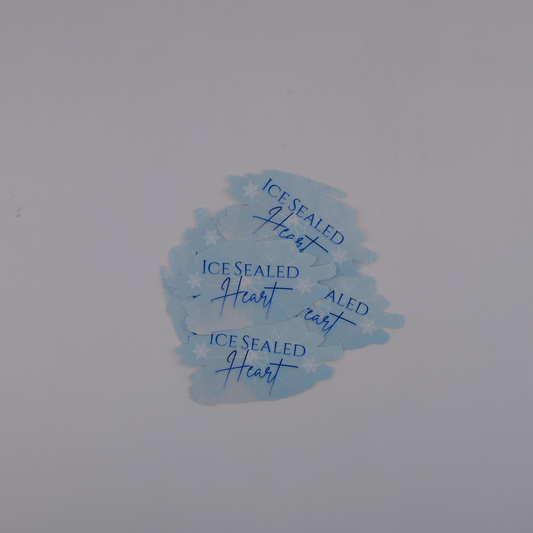 Zayne Ice Sealed Heart Vinyl Sticker, Love and Deepspace