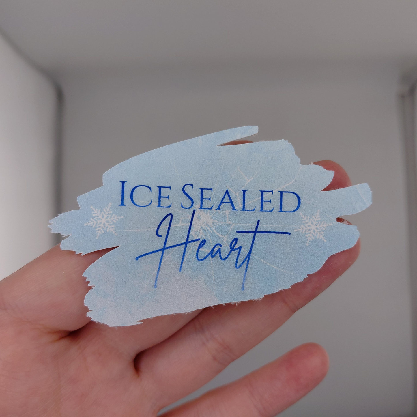 Zayne Ice Sealed Heart Vinyl Sticker, Love and Deepspace