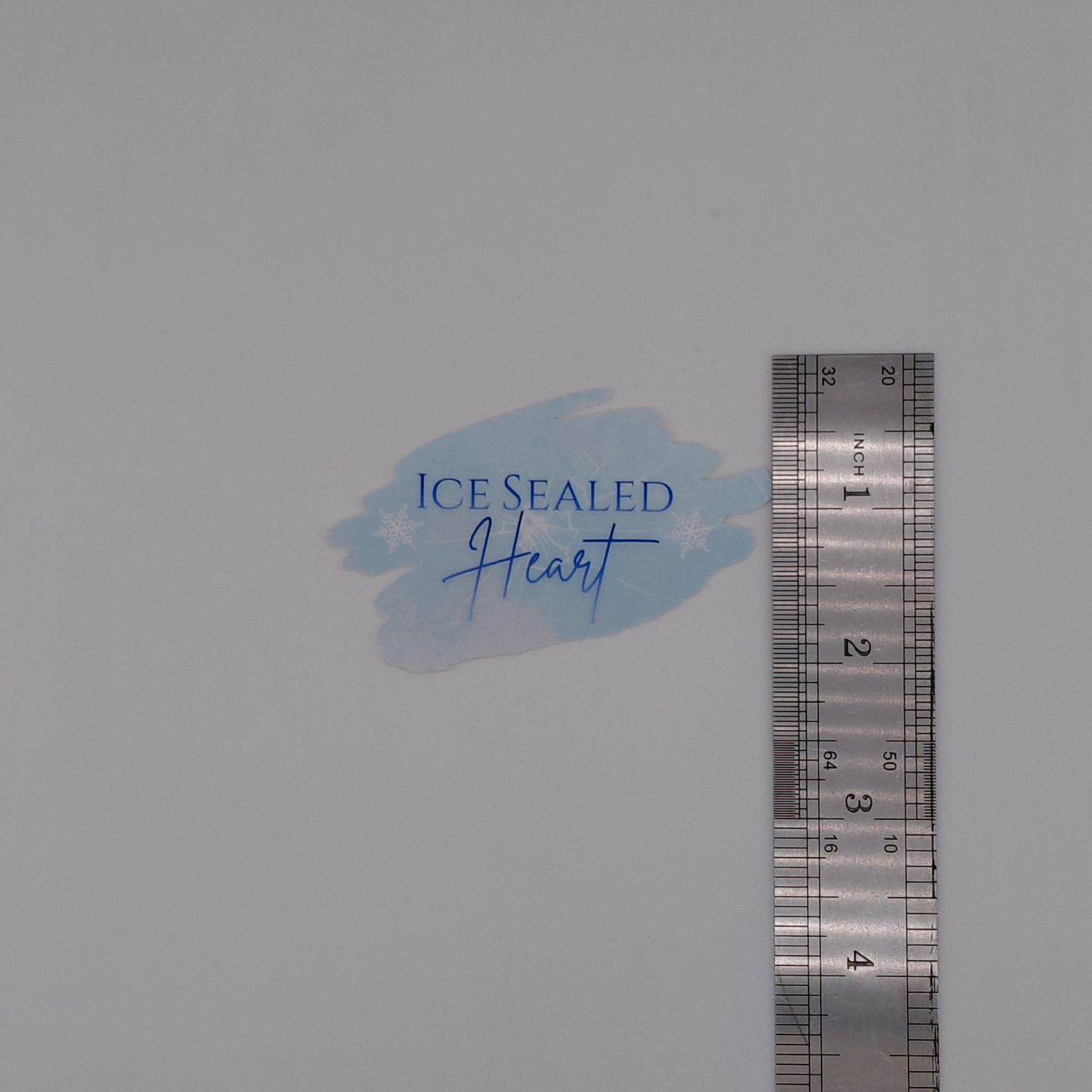Zayne Ice Sealed Heart Vinyl Sticker, Love and Deepspace