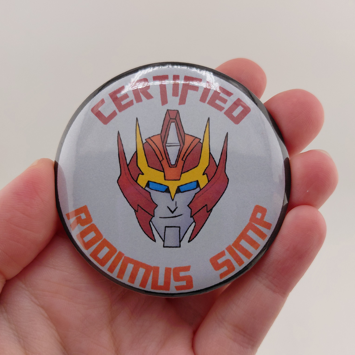 Transformers Certified Simp Button Pin | G1 | IDW | MTMTE | Transformers Prime
