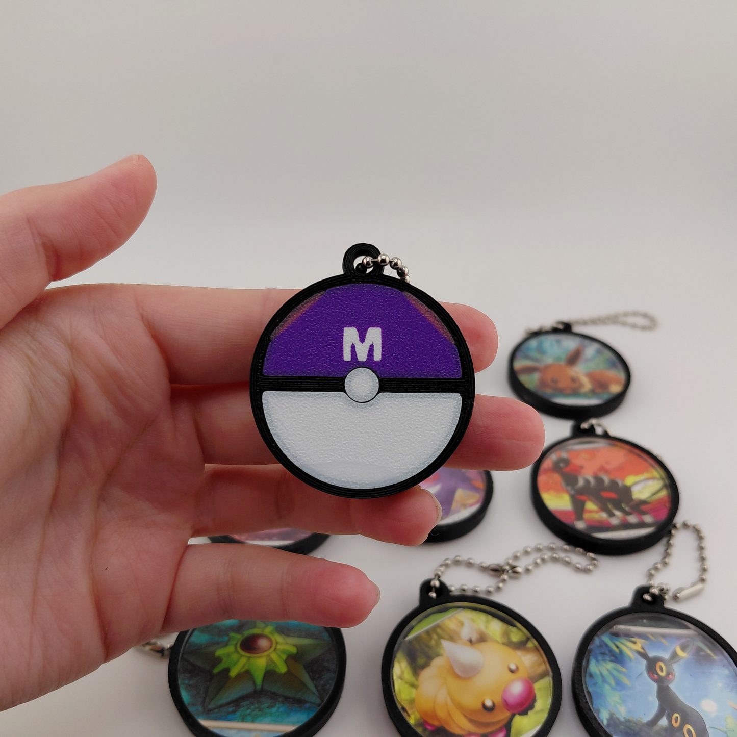 Pokemon Card Keychain