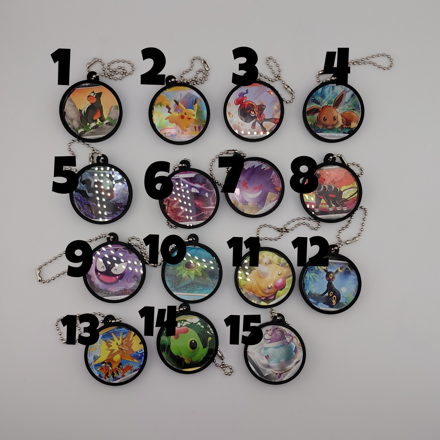 Pokemon Card Keychain