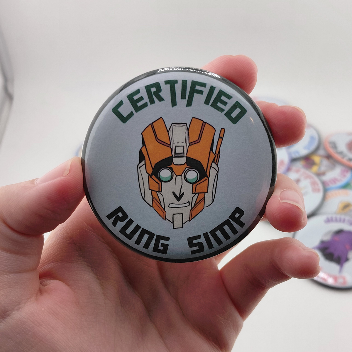 Transformers Certified Simp Button Pin | G1 | IDW | MTMTE | Transformers Prime