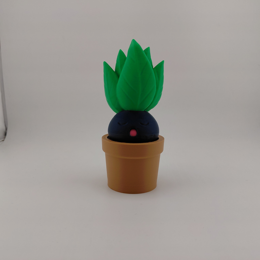 Sleeping Oddish in a Pot