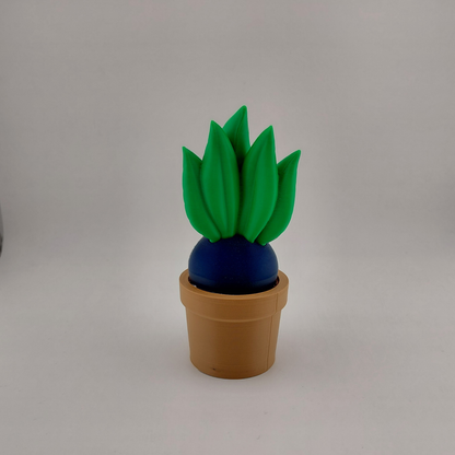 Sleeping Oddish in a Pot