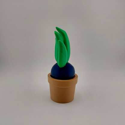Sleeping Oddish in a Pot