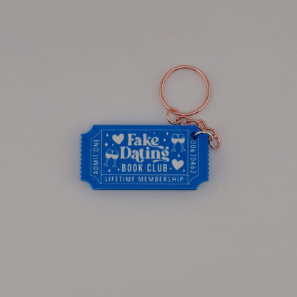 Book Trope Membership Keychain: Second Chance, Small Town, Fake Dating, & Age Gap