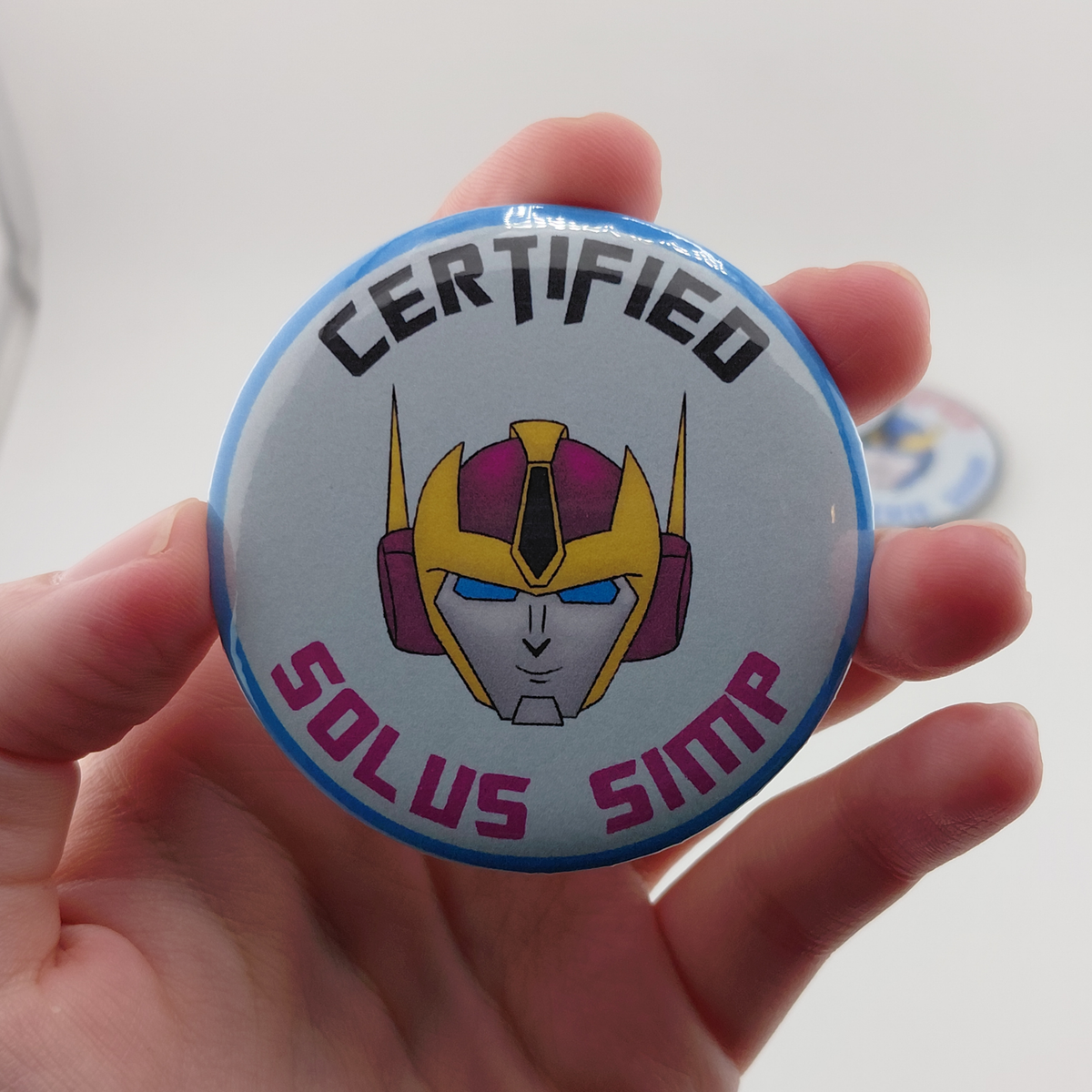 Transformers Certified Simp Button Pin | G1 | IDW | MTMTE | Transformers Prime