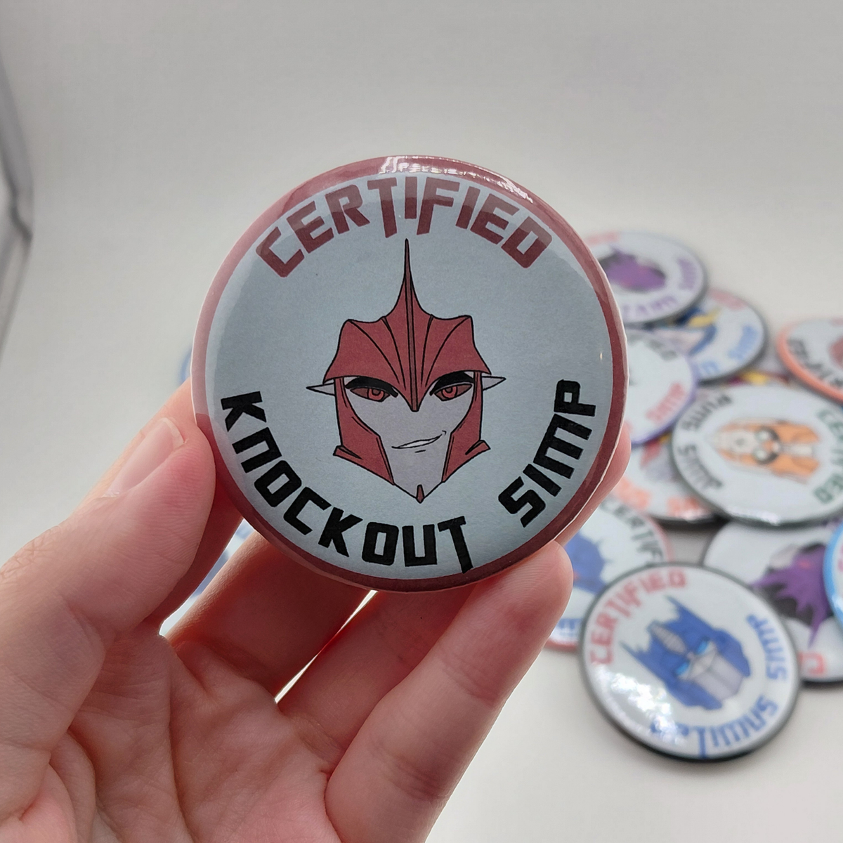 Transformers Certified Simp Button Pin | G1 | IDW | MTMTE | Transformers Prime