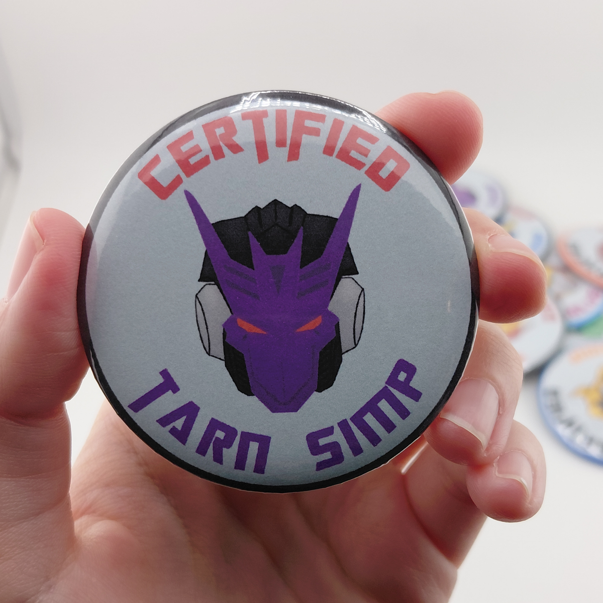Transformers Certified Simp Button Pin | G1 | IDW | MTMTE | Transformers Prime