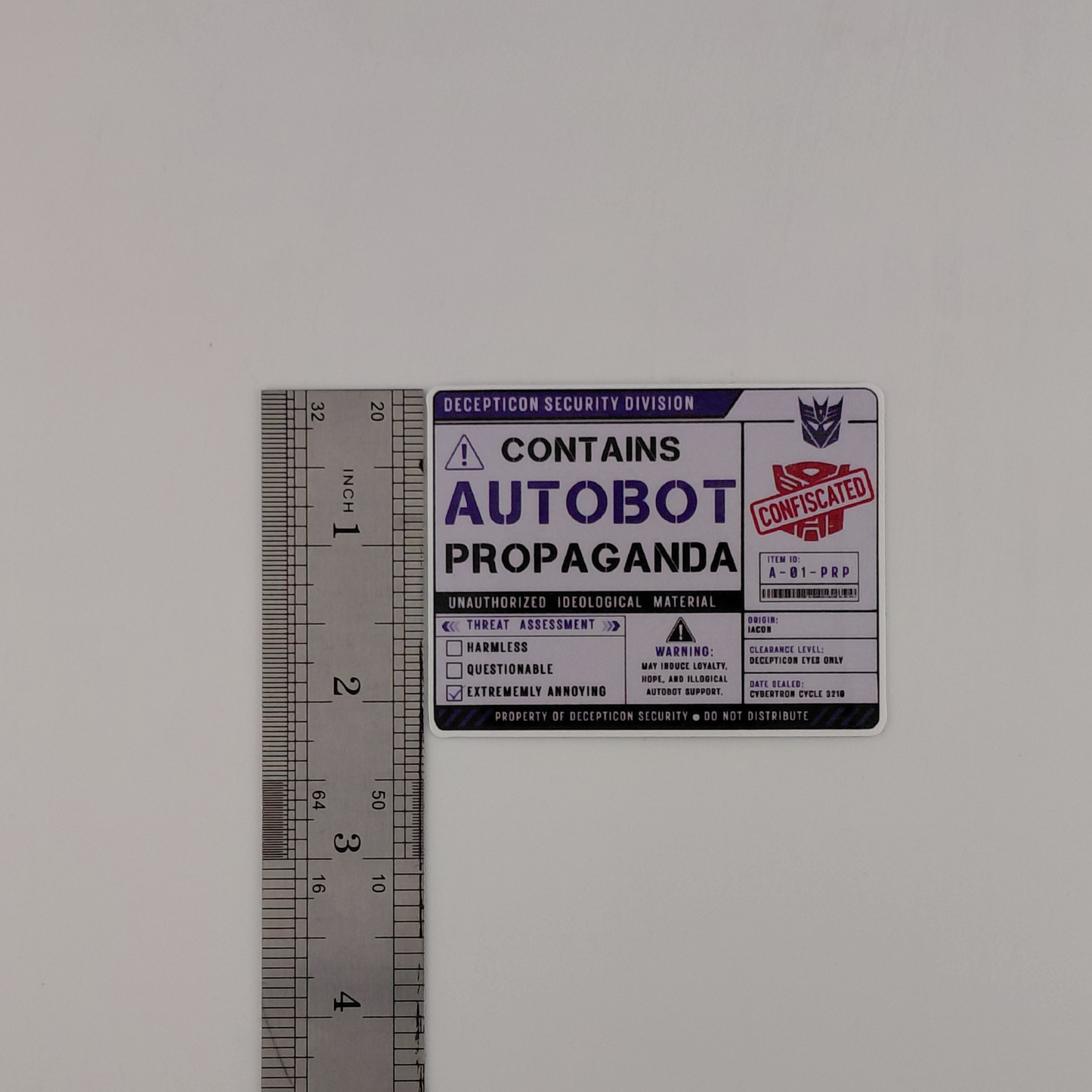 Transformers Autobot Propaganda Sticker