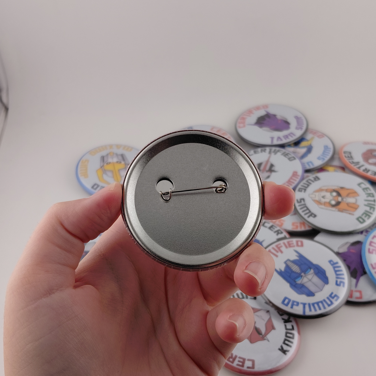 Transformers Certified Simp Button Pin | G1 | IDW | MTMTE | Transformers Prime