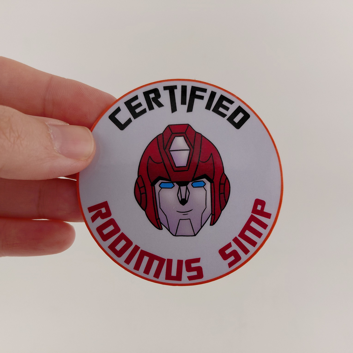 Transformers Certified Simp Sticker | G1 | IDW | MTMTE | Transformers Prime