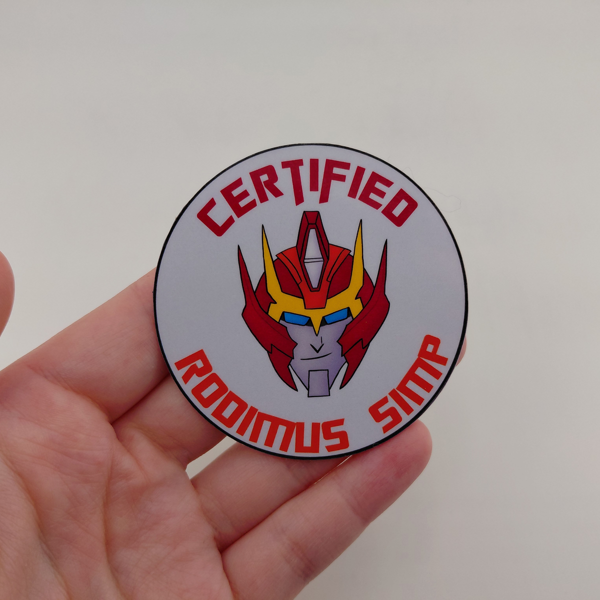 Transformers Certified Simp Sticker | G1 | IDW | MTMTE | Transformers Prime