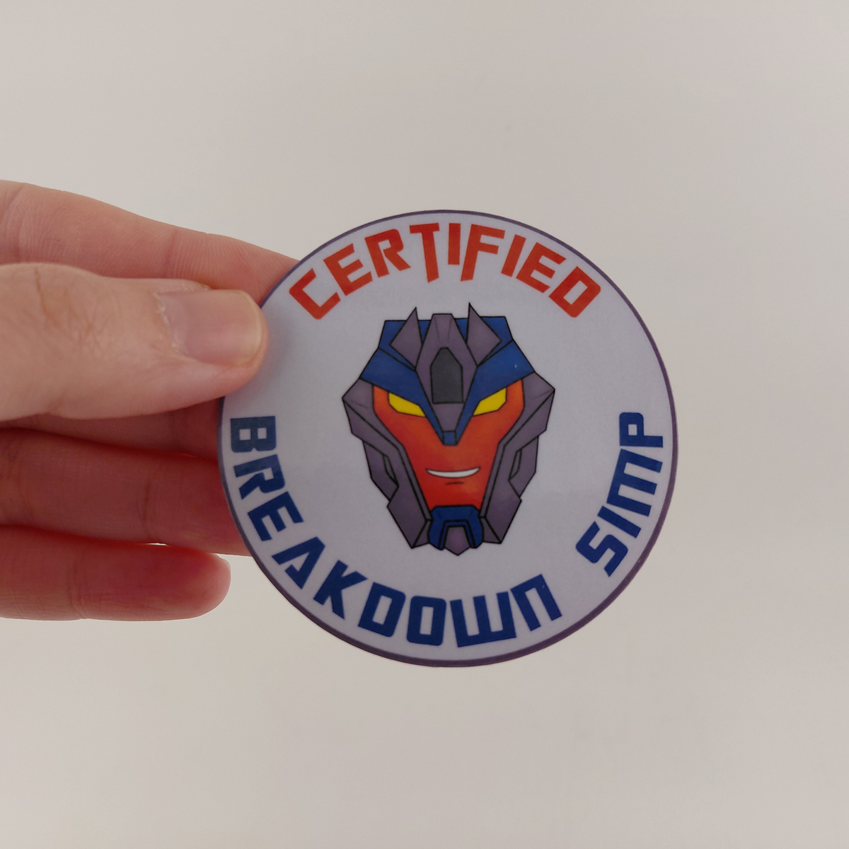 Transformers Certified Simp Sticker | G1 | IDW | MTMTE | Transformers Prime