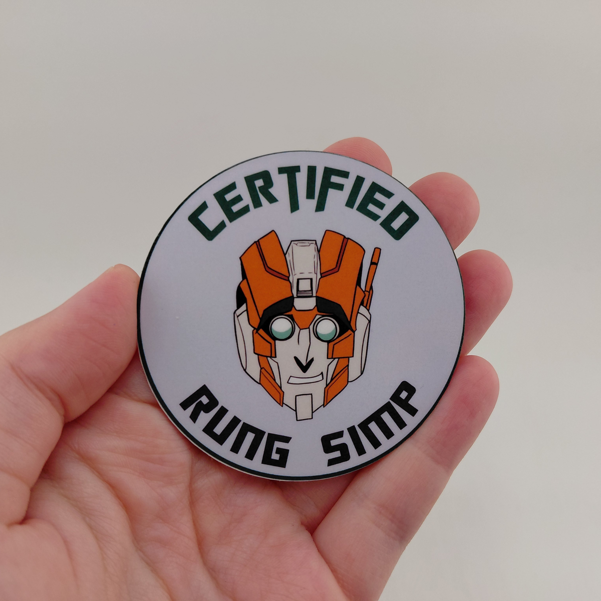 Transformers Certified Simp Sticker | G1 | IDW | MTMTE | Transformers Prime