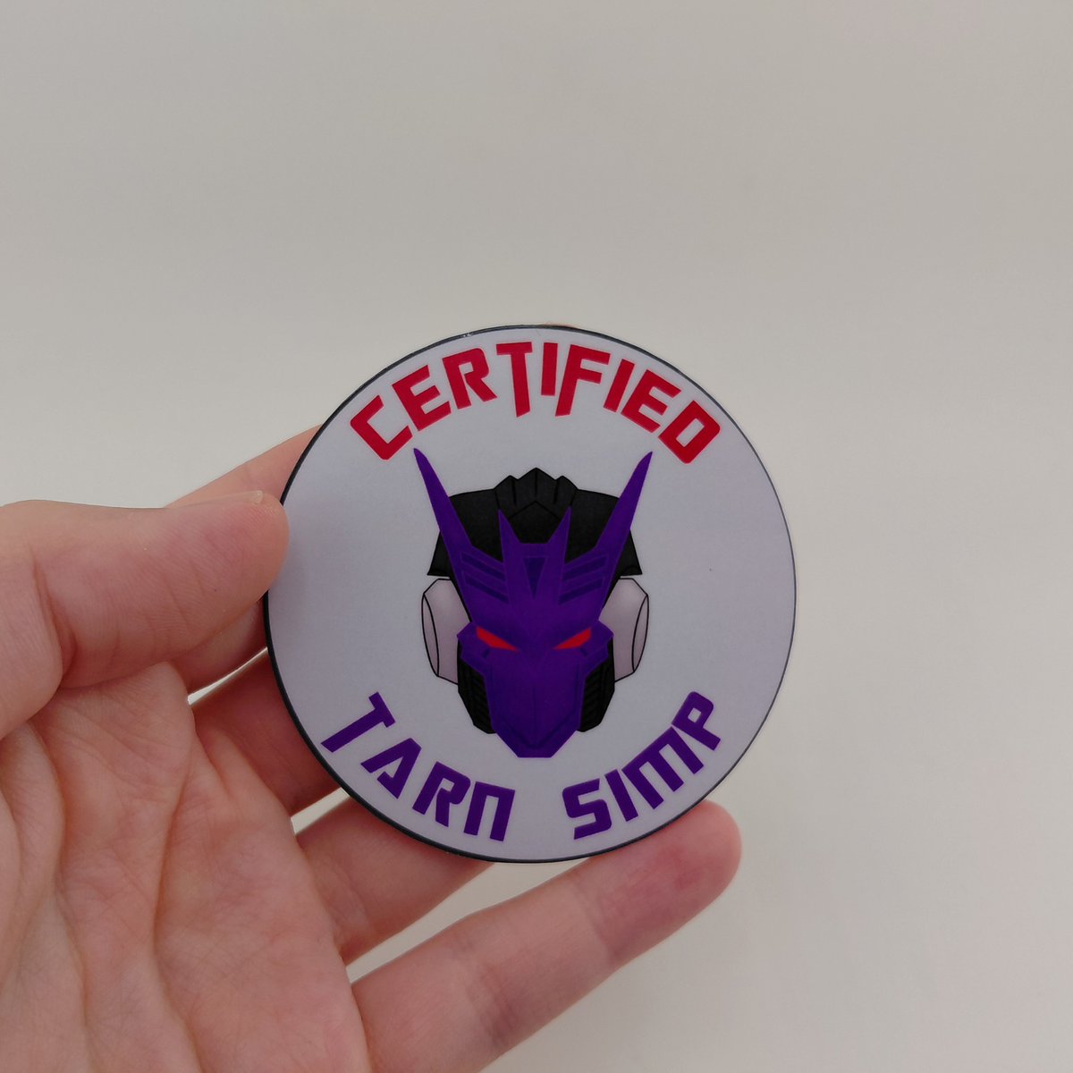 Transformers Certified Simp Sticker | G1 | IDW | MTMTE | Transformers Prime