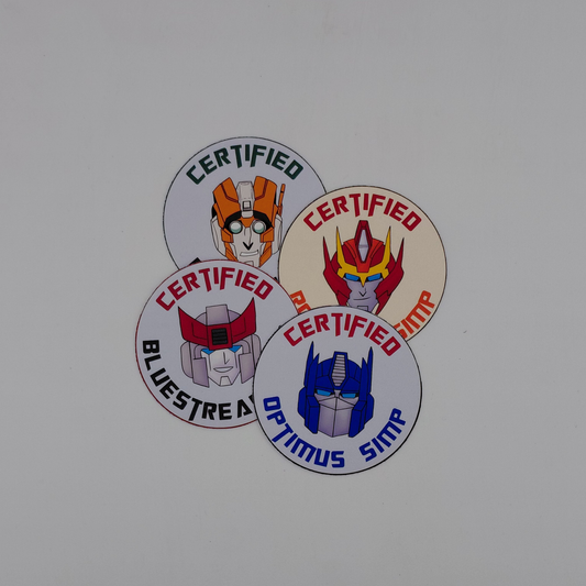 Transformers Certified Simp Sticker | Rodimus