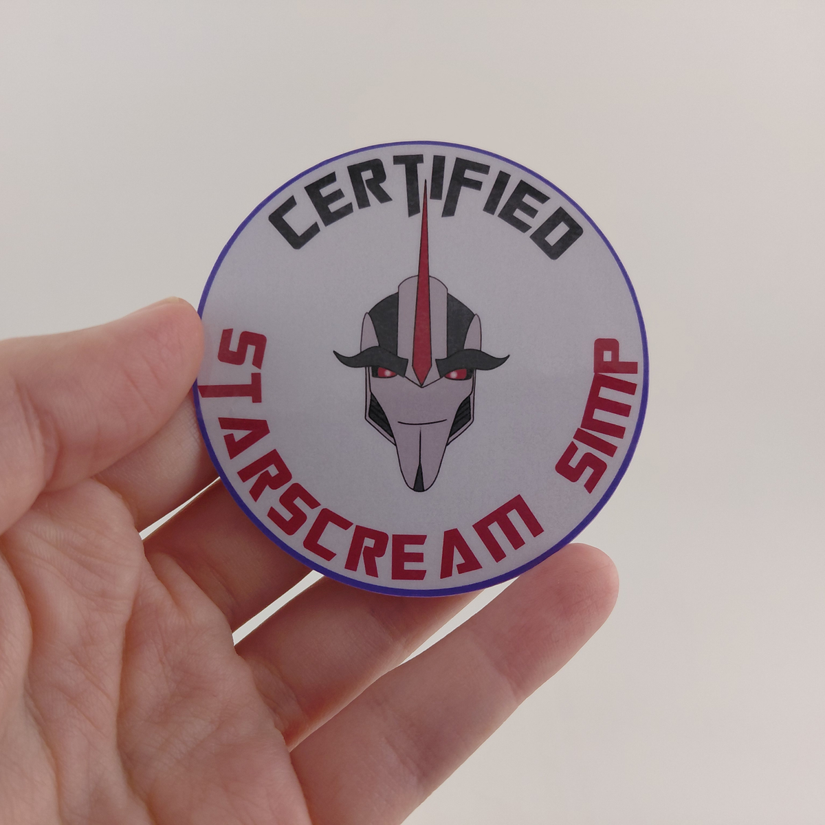 Transformers Certified Simp Sticker | G1 | IDW | MTMTE | Transformers Prime
