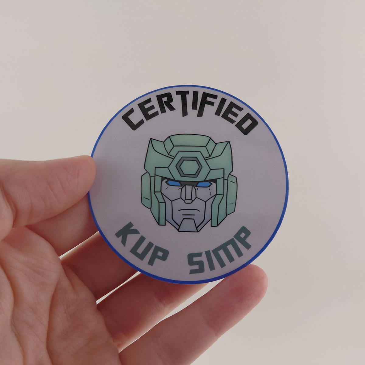 Transformers Certified Simp Sticker | G1 | IDW | MTMTE | Transformers Prime