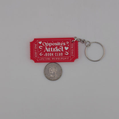 Book Trope Membership Keychain: Opposites Attract, Arranged Marriage, & Forced Proximity