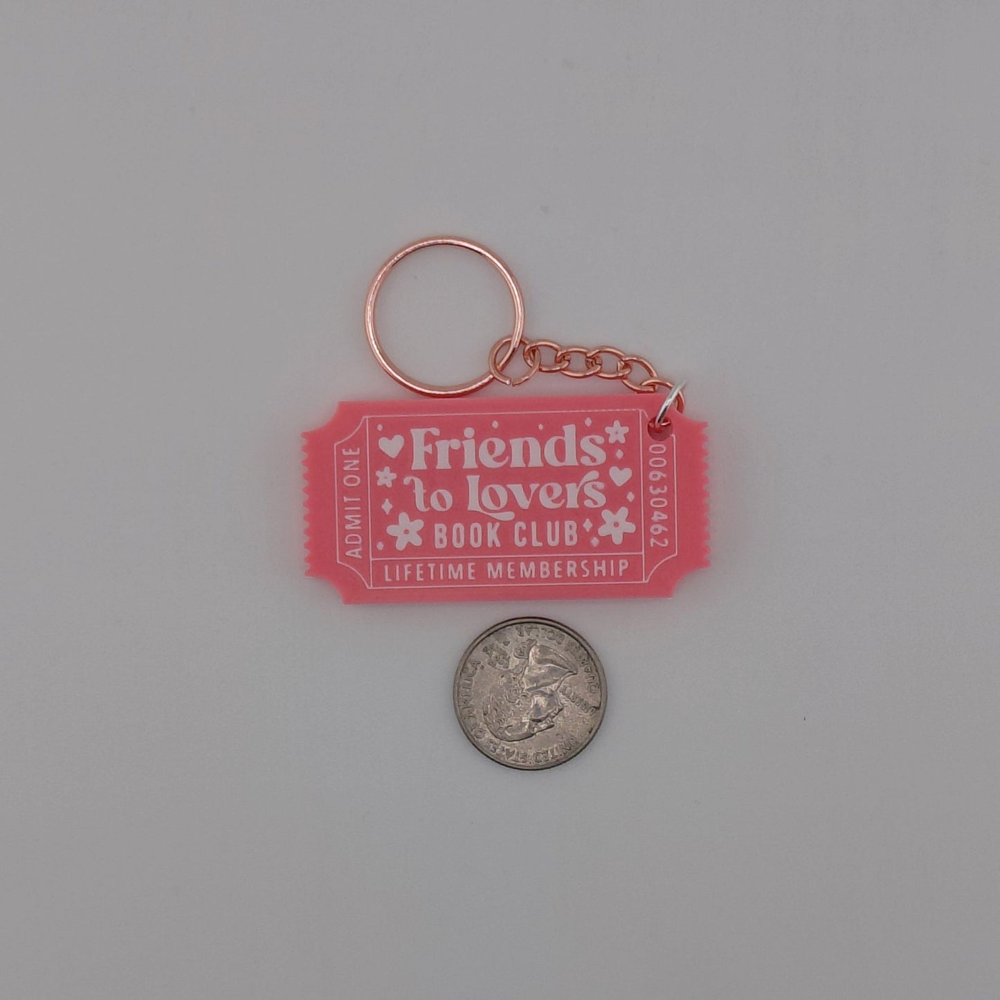 Book Trope Membership Keychain: Friends to Lovers & Enemies to Lovers