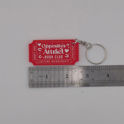 Book Trope Membership Keychain: Opposites Attract, Arranged Marriage, & Forced Proximity