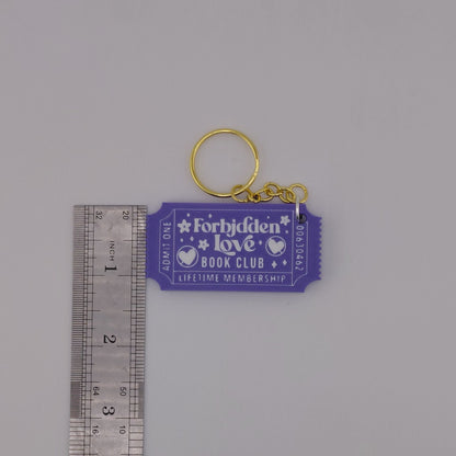 Book Trope Membership Keychain: Forbidden Love, Brother's Best Friend, & Reverse Harem