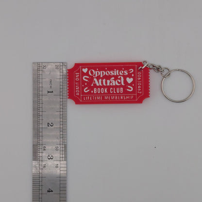 Book Trope Membership Keychain: Opposites Attract, Arranged Marriage, & Forced Proximity