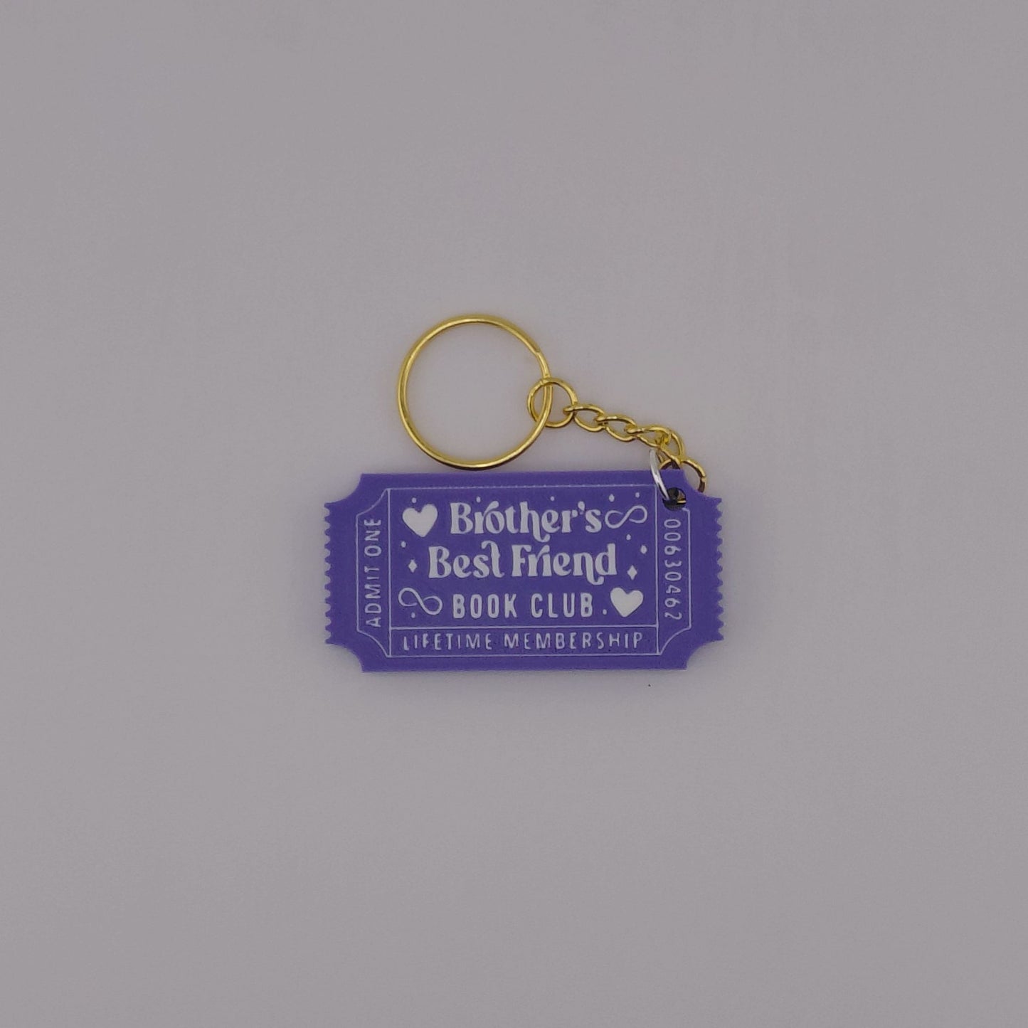 Book Trope Membership Keychain: Forbidden Love, Brother's Best Friend, & Reverse Harem