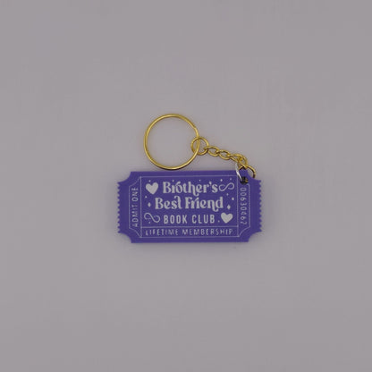 Book Trope Membership Keychain: Forbidden Love, Brother's Best Friend, & Reverse Harem