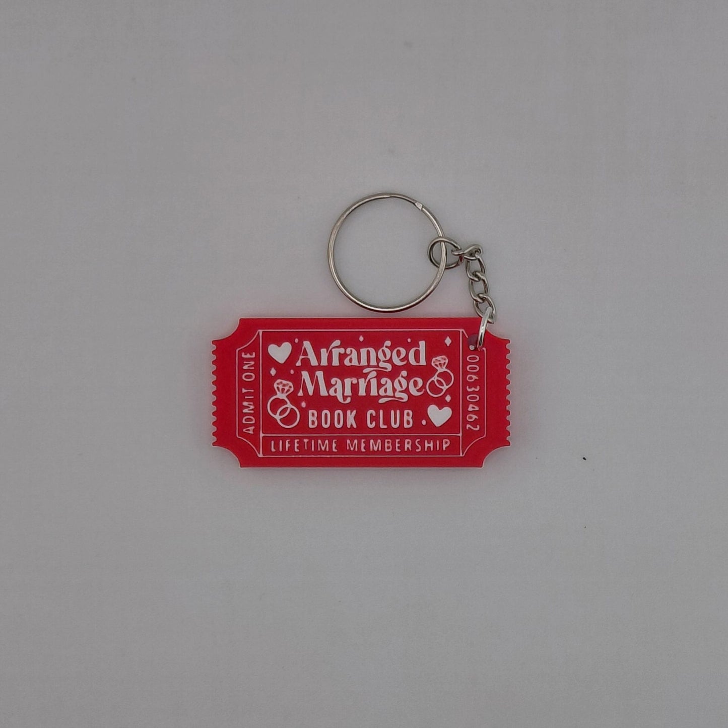 Book Trope Membership Keychain: Opposites Attract, Arranged Marriage, & Forced Proximity