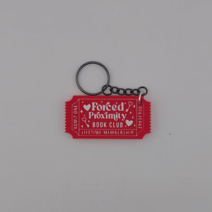 Book Trope Membership Keychain: Opposites Attract, Arranged Marriage, & Forced Proximity