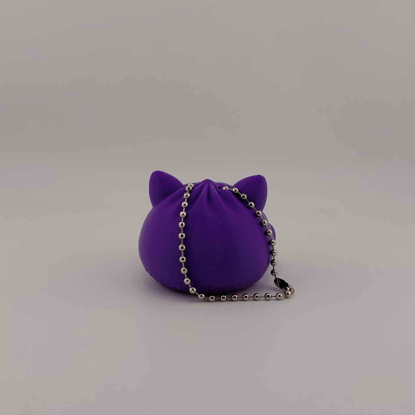 Gengar-inspired Bao Bun/Sticky Bun Keychain