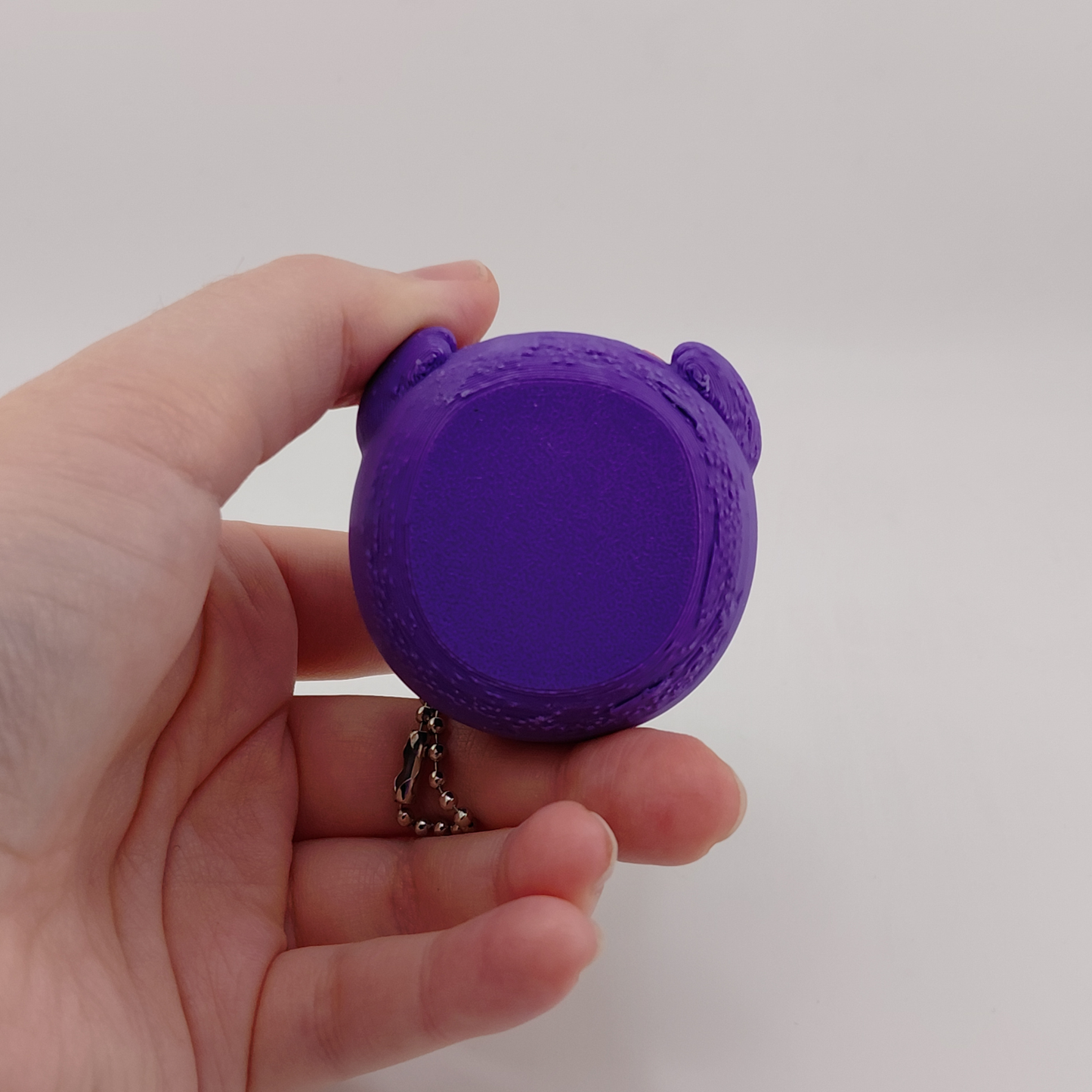 Gengar-inspired Bao Bun/Sticky Bun Keychain